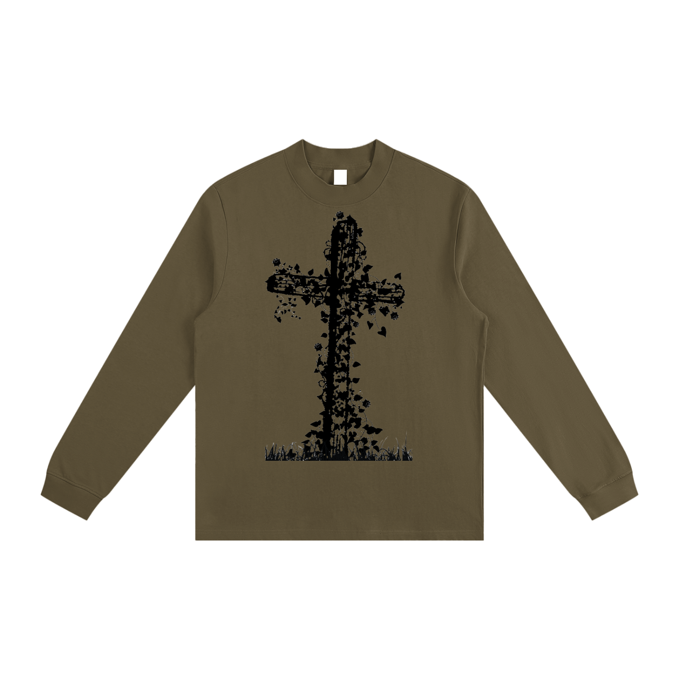 Essential Non-Shrink Mock Neck Sweatshirt