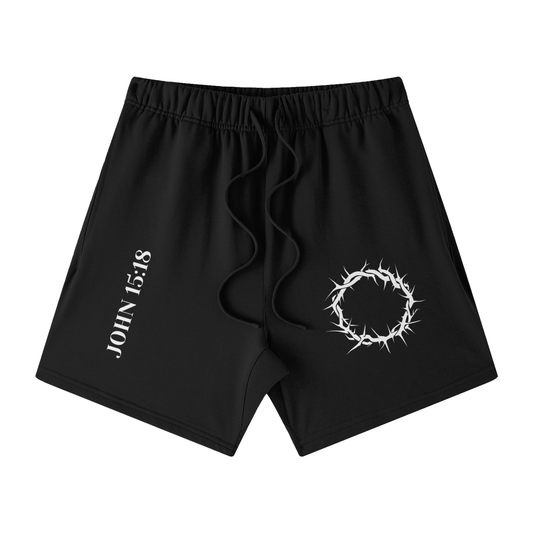 Streetwear Unisex Heavyweight Earth Tone Loose Fit FOG 100% Cotton Shorts